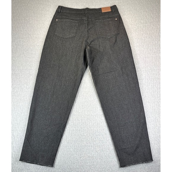 New Judy Blue Dress Jeans Women XL/33X29 1/2 Gray High Rise tapered Leg - Picture 4 of 13